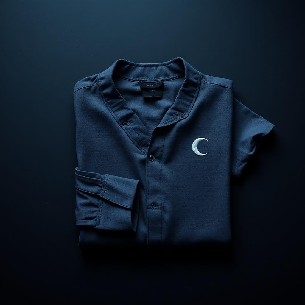 Crescent — Tone-on-Tone Embroidery